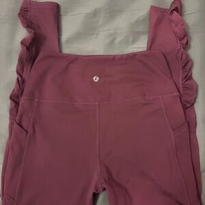 LegEnd - Burgundy Wine colored active leggings, great condition- worn once.